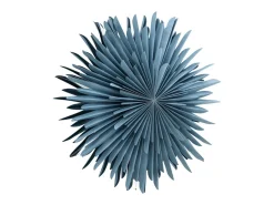 Estrella de Navidad Sälen con colgante de papel ligero Ø60cm color azul.