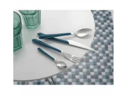 Estuche de 24 piezas Eclat Bleu Canard Amefa - Moderno y Brillante