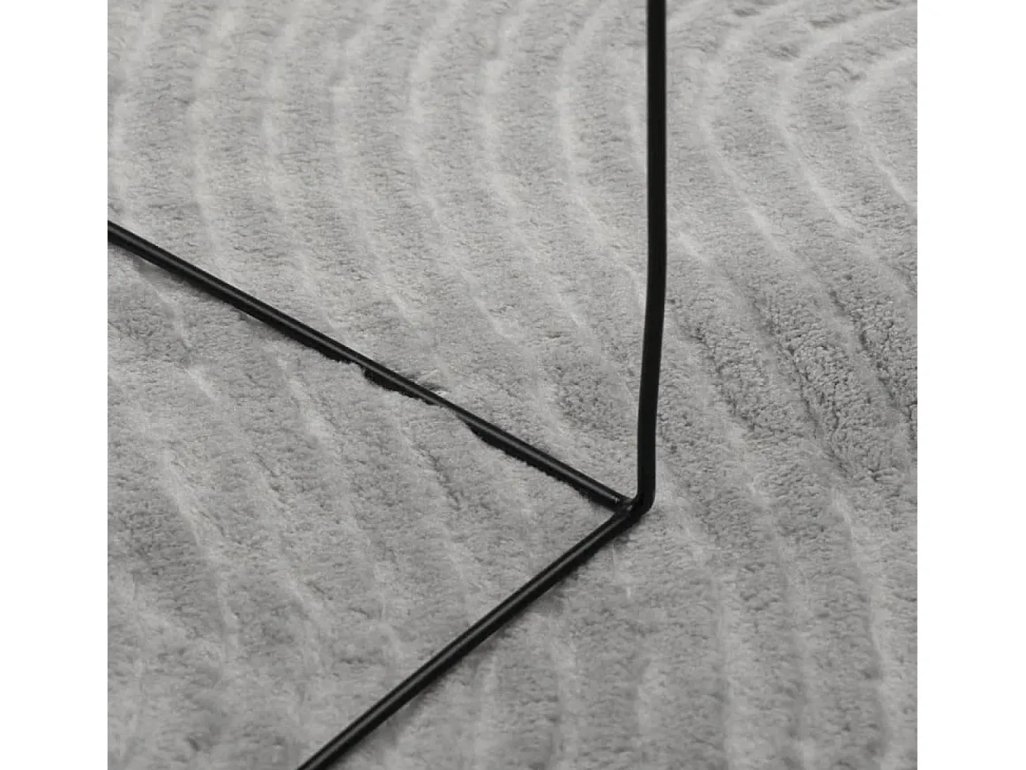Everlyn Alfombra de pelo corto look escandinavo IZA gris 240x340 cm