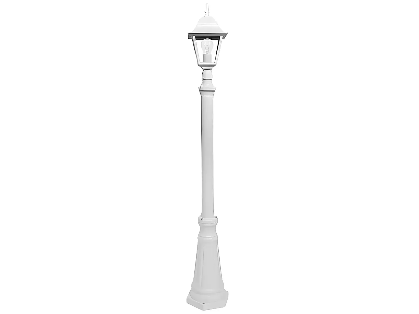 Farola De Exterior En Aluminio Spica En Blanco Ip44