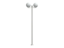 Farolas de exterior 3 unidades acero inoxidable 215 cm ES155624