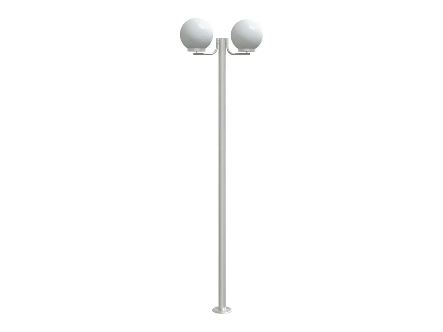 Farolas de exterior 3 unidades acero inoxidable 215 cm ES155624