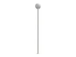 Farolas de exterior 3 unidades acero inoxidable 215 cm ES155624
