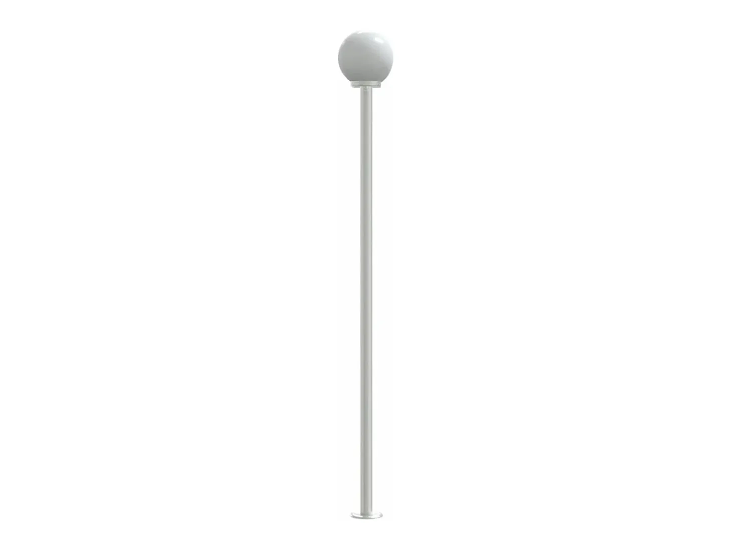 Farolas de exterior 3 unidades acero inoxidable 215 cm ES155624