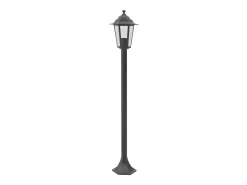 Farolas de jardín aluminio bronce E27 110 cm 6 unidades ES363598