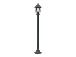 Farolas de jardín aluminio verde oscuro E27 110 cm 6 unidades ES560014