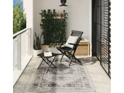 Feline Alfombra de interior/exterior diseño vintage ARBIZU 140x200 cm