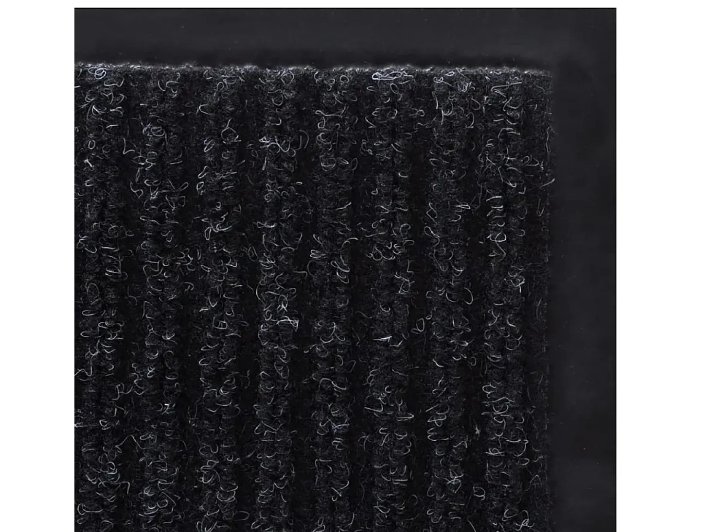 Felpudo alfombra de entrada PVC negro 90x120 cm ES184015