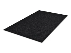 Felpudo alfombra de entrada PVC negro 90x60 cm ES697101