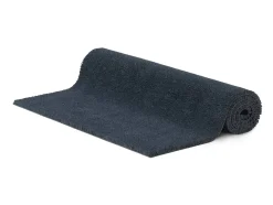 Felpudo de fibra de coco gris oscuro 90x150 cm ES425447