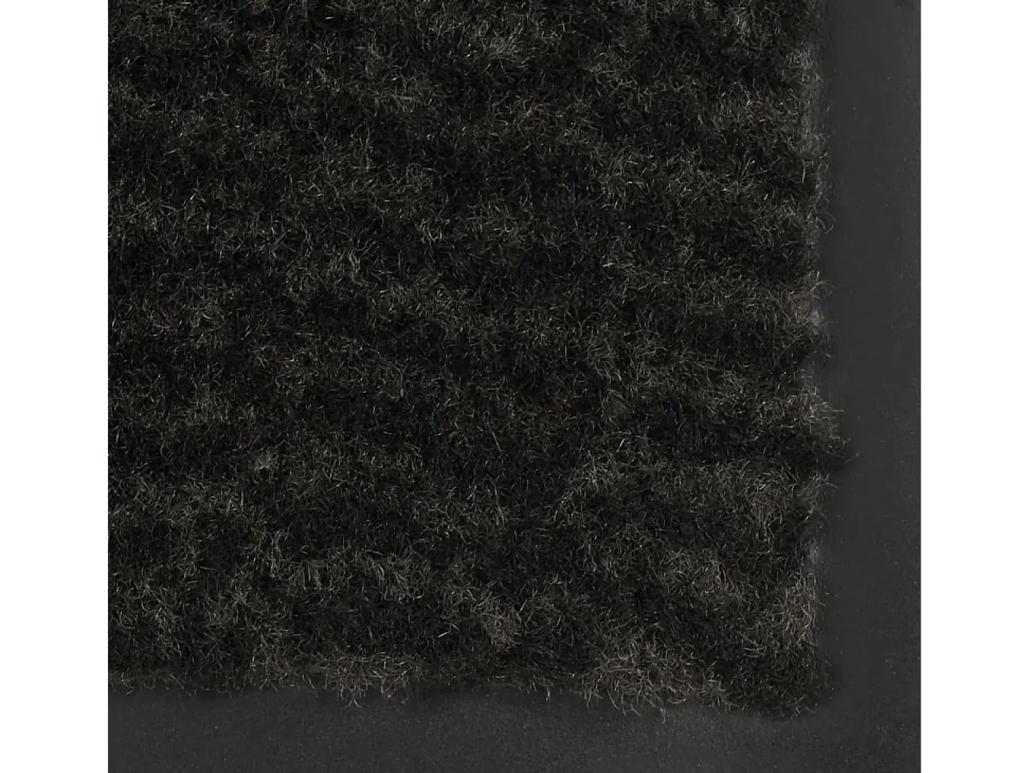 Felpudo de nudo negro 60x180 cm ES335389
