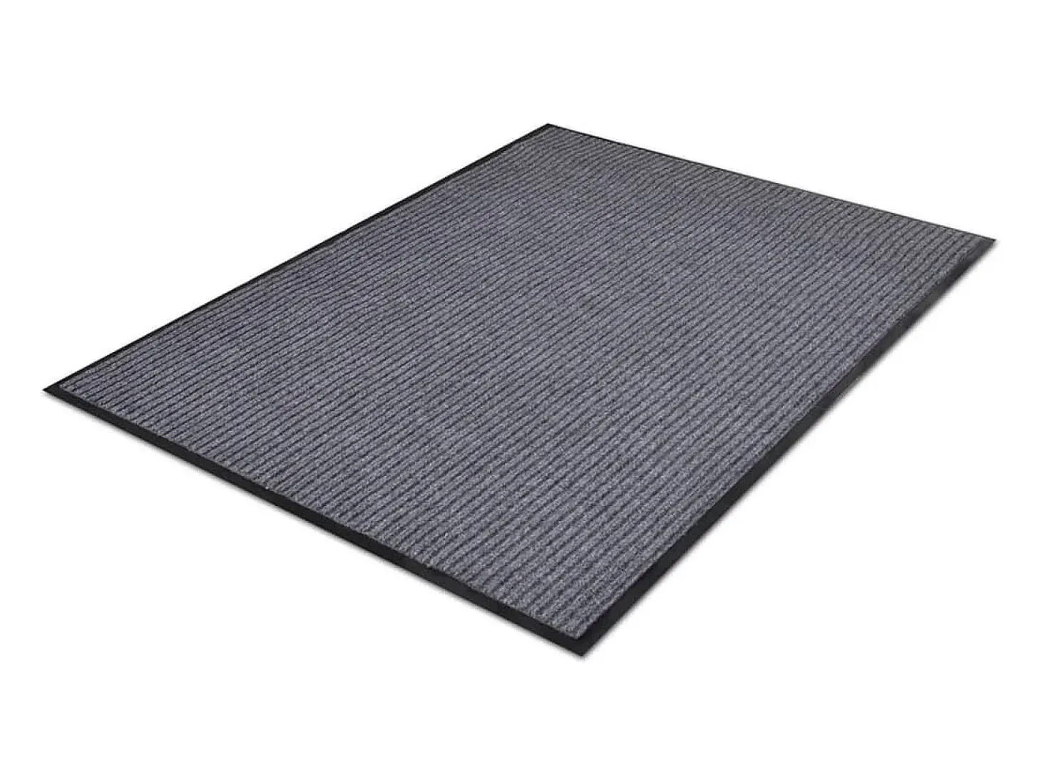 Felpudo de PVC gris 117x220 cm ES941169