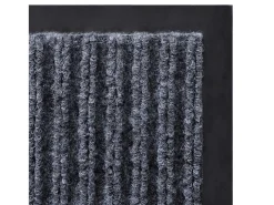 Felpudo de PVC gris 117x220 cm ES941169