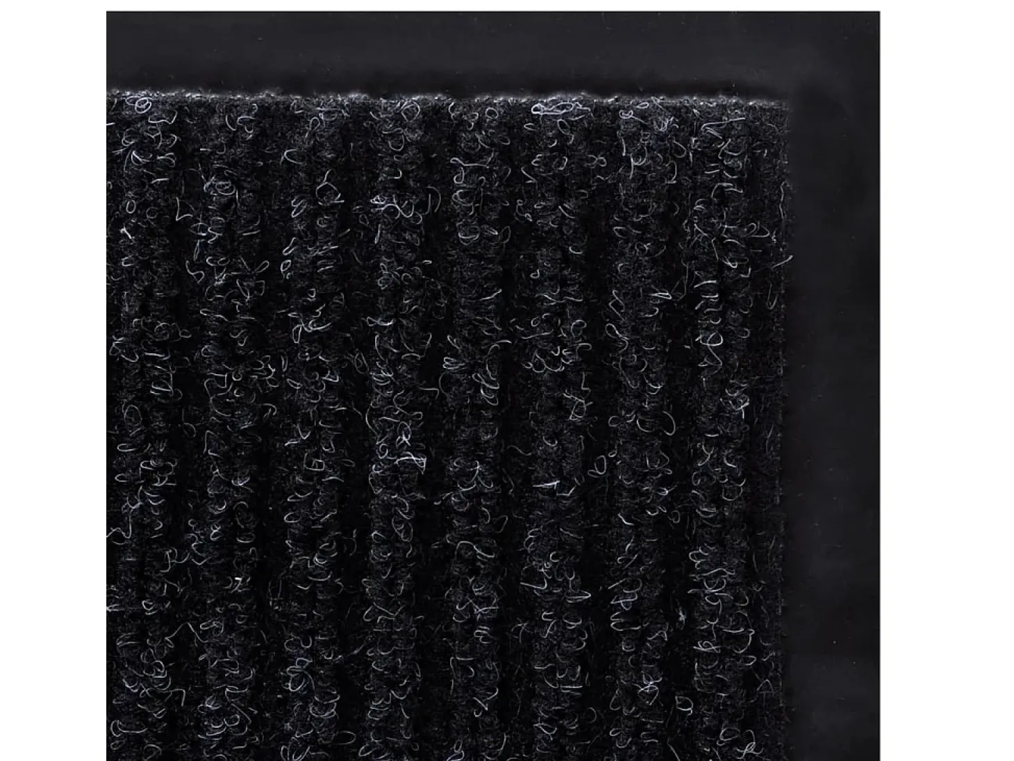 Felpudo de PVC negro 117x220 cm ES366671