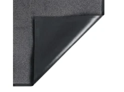 Felpudo de rayas gris antracita 60x80 cm ES651025