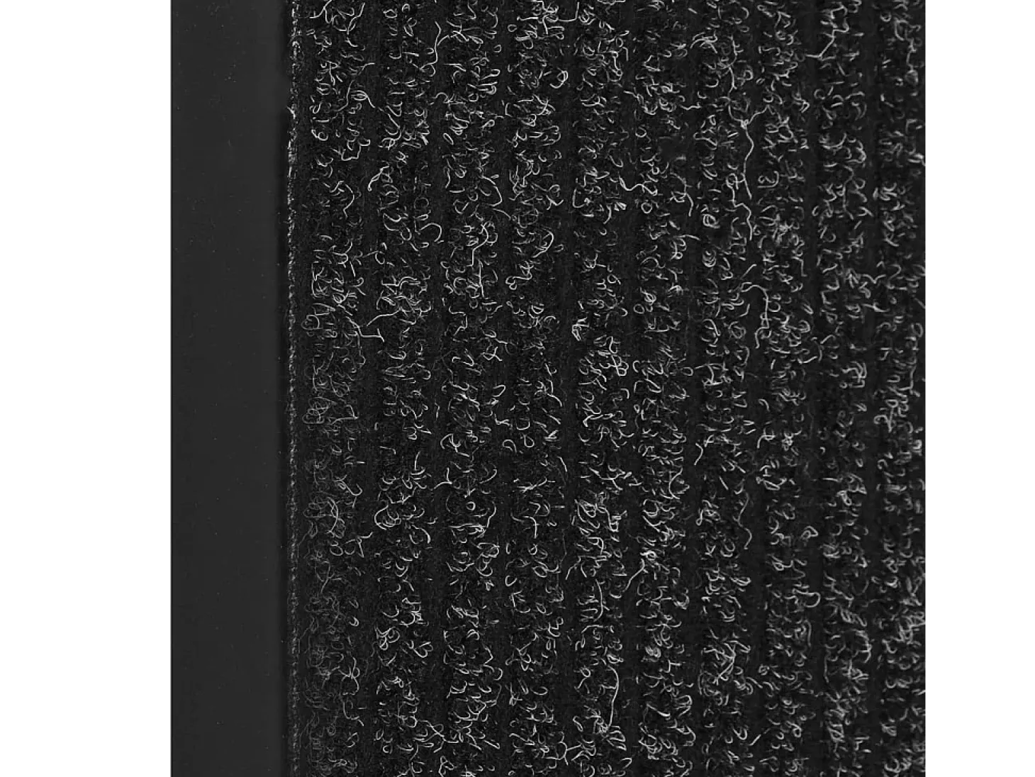 Felpudo de rayas gris antracita 80x120 cm ES217755