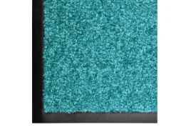 Felpudo lavable azul cian 90x120 cm ES235637