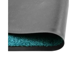 Felpudo lavable azul cian 60x90 cm ES502759