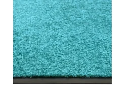 Felpudo lavable azul cian 60x90 cm ES502759