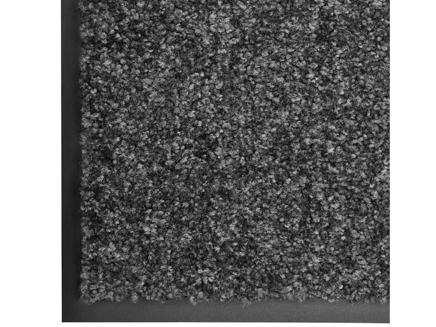 Felpudo lavable gris antracita 60x90 cm ES590451