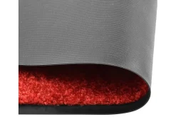 Felpudo lavable rojo 90x120 cm ES816107