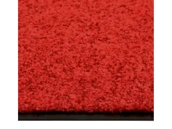 Felpudo lavable rojo 60x180 cm ES338101