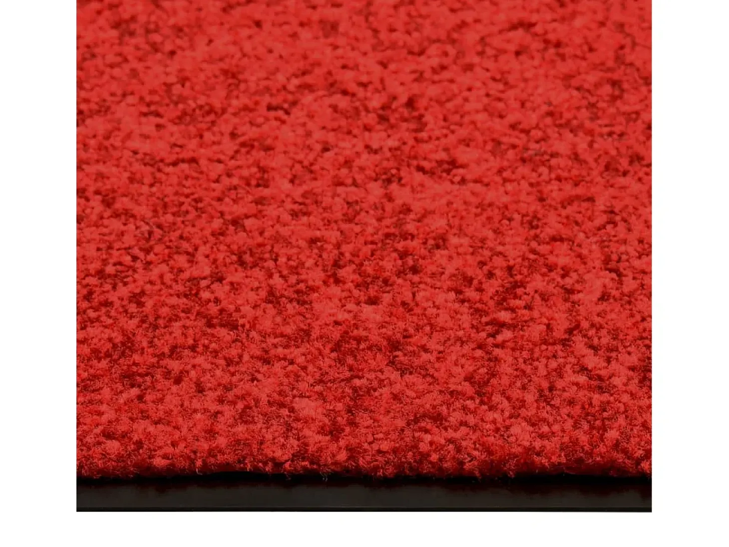 Felpudo lavable rojo 90x150 cm ES443002