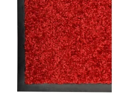Felpudo lavable rojo 90x150 cm ES443002