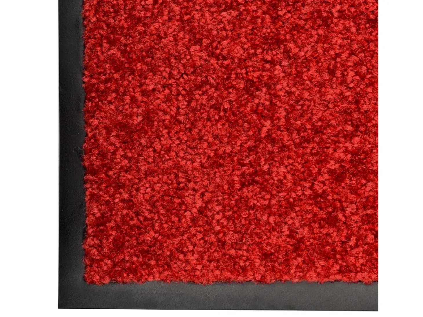 Felpudo lavable rojo 90x150 cm ES443002
