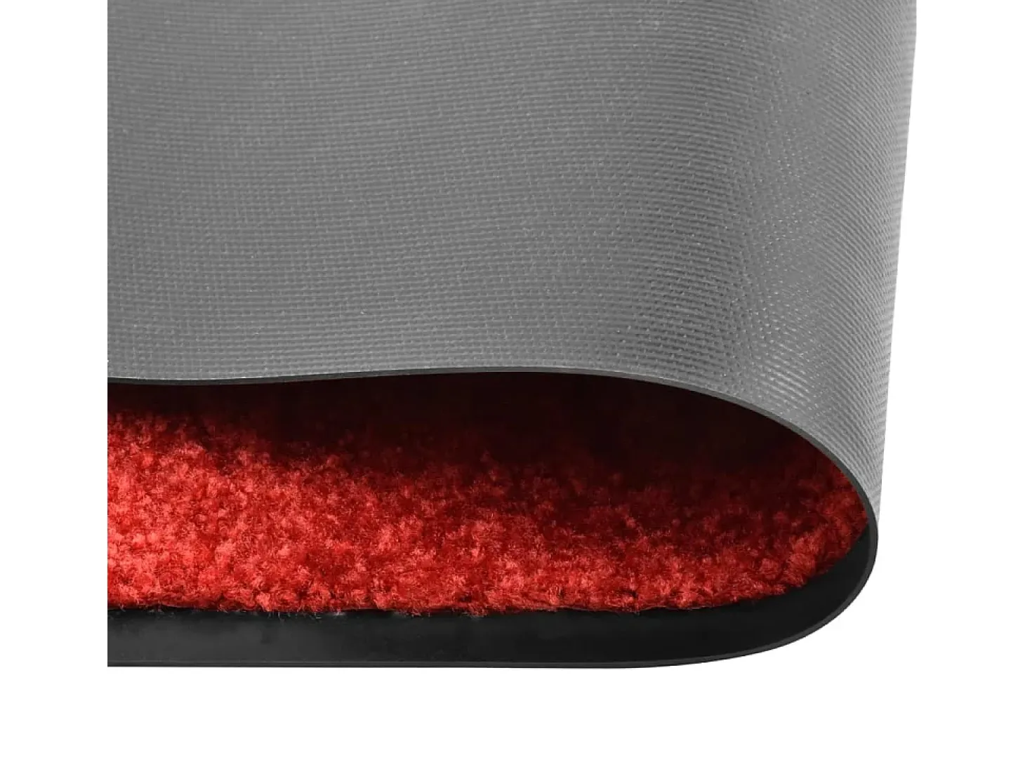 Felpudo lavable rojo 90x150 cm ES443002