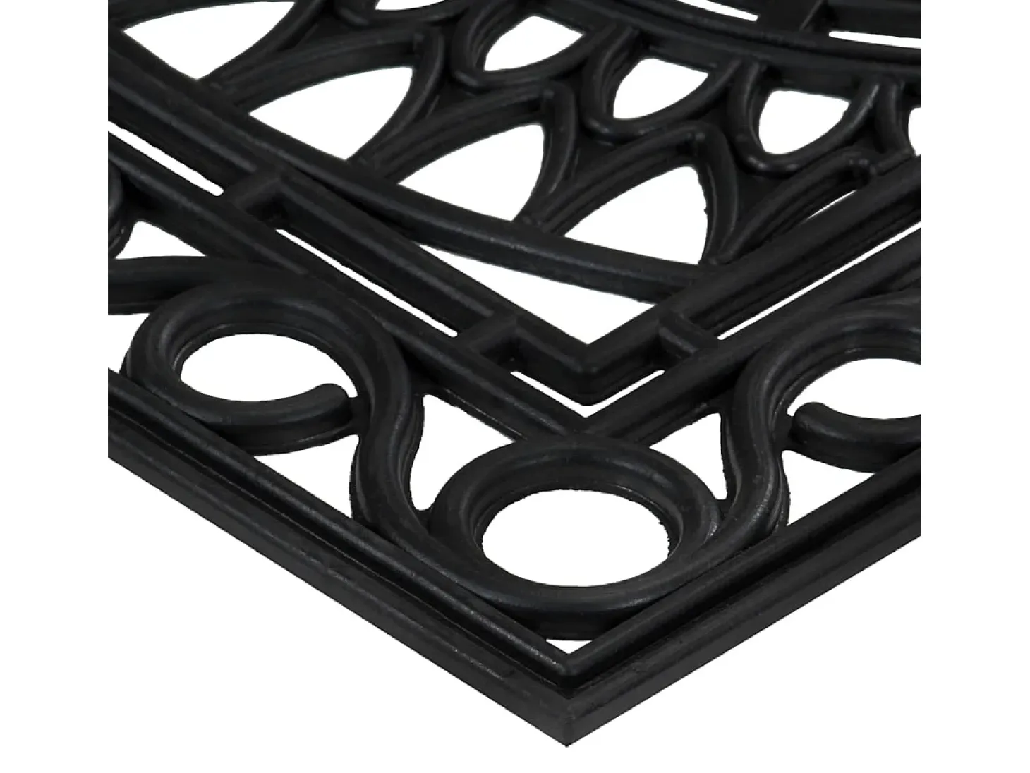 Felpudo rectangular de goma 45x75 cm ES982919