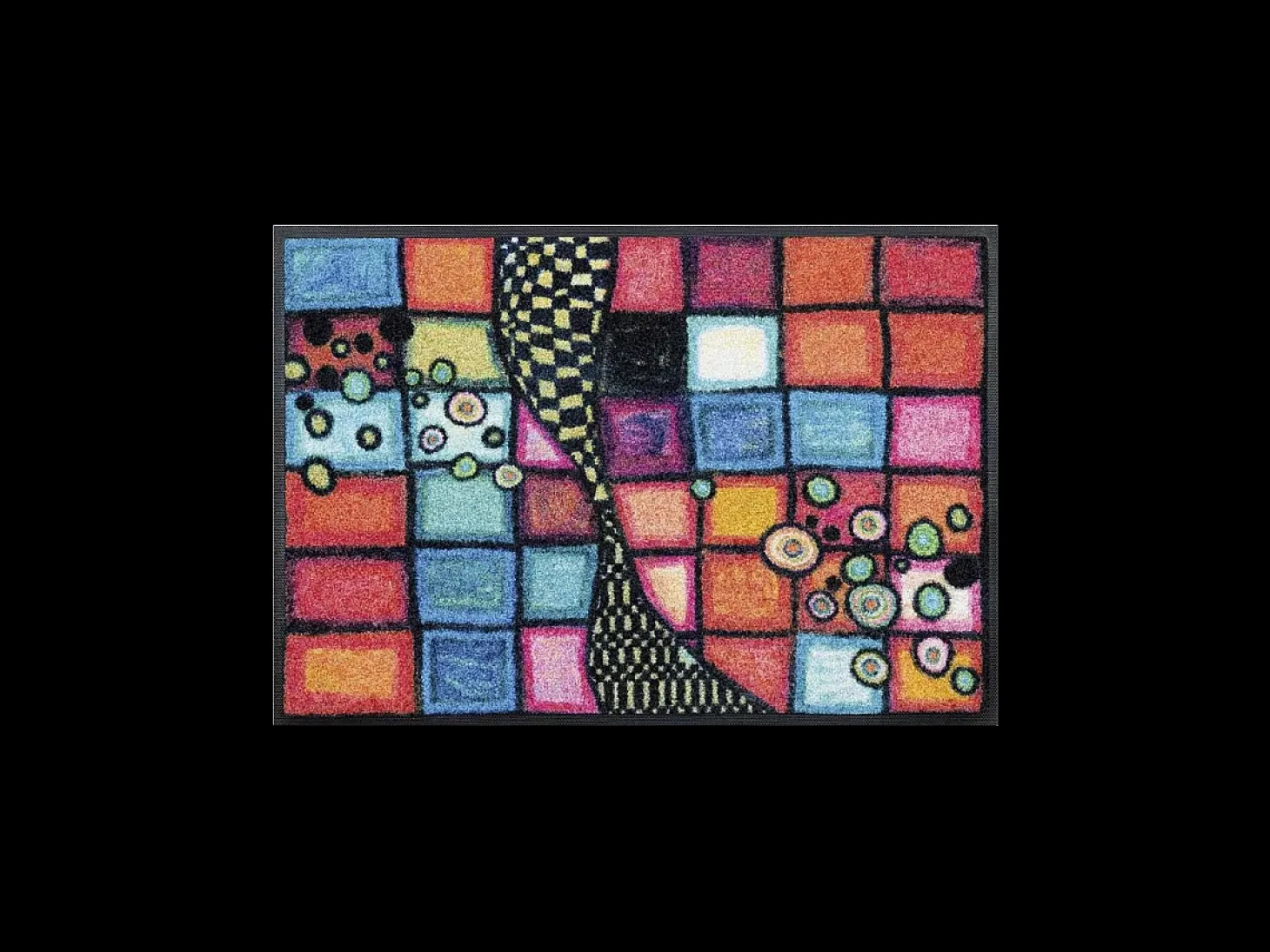 Felpudo 50x75 tejido TIGRE multicolor
