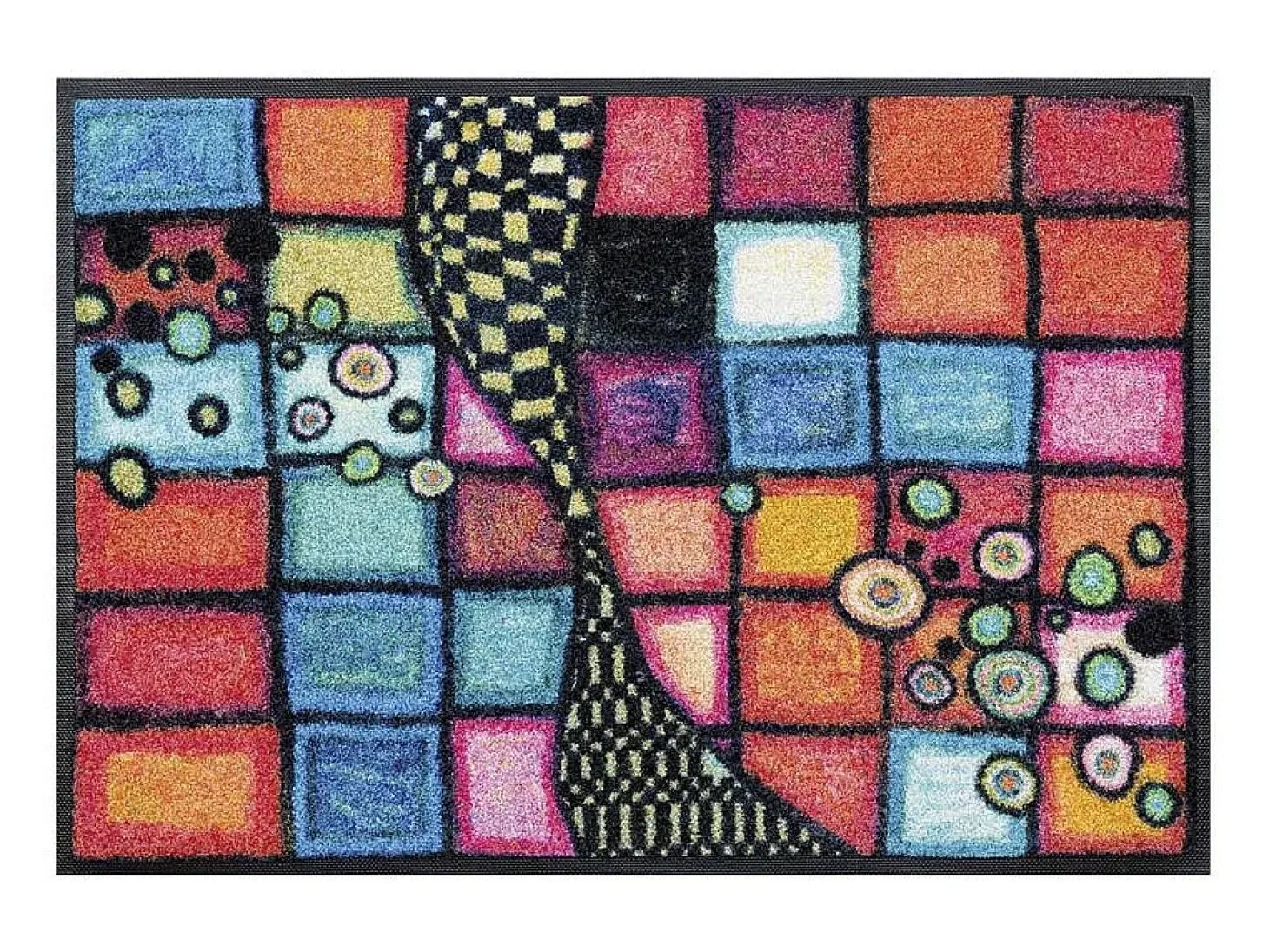 Felpudo 50x75 tejido TIGRE multicolor