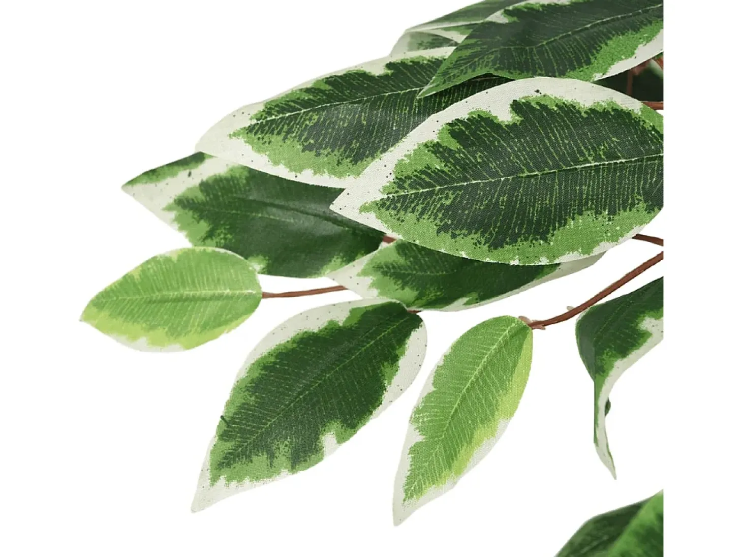 Ficus artificial 378 hojas 80 cm verde