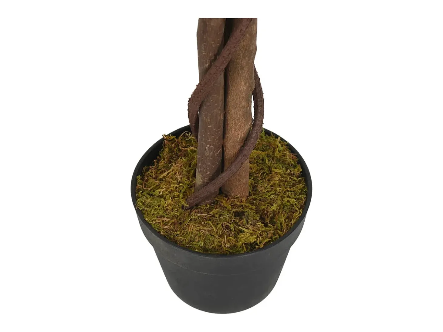 Ficus artificial 378 hojas 80 cm verde