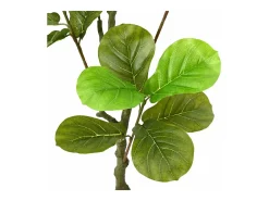Ficus artificial 30 hojas 125 cm verde