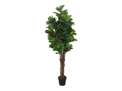 Ficus lyrata artificial 232 hojas 180 cm verde