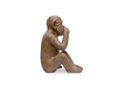 Figura Decorativa de Diseño - Mono Mudo - Sapiens