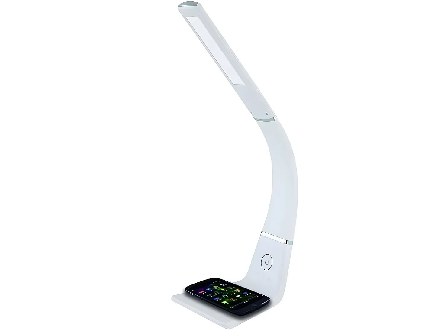 Flexo Flexible Led Dimable Kodonita 5w Blanco/cromo Carg.mov.qi.tactil.