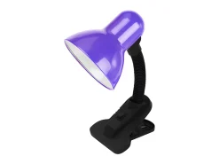 Flexo Morado Con Pinza Modelo Yezco Flexible Orientable