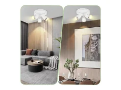 Foco de techo LED NETTLIFE 3 focos moderno 4W blanco cálido 3000K