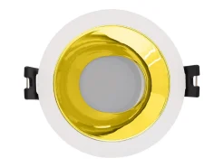 Foco Downlight Cónico GU10 6W Corte Ø 75 mm PC Galvanizado No Flicker 6500K Bronce Blanco Frío