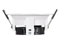 Foco Downlight Cónico GU10 6W Corte Ø 75 mm PC Galvanizado No Flicker 4000K Negro Blanco Neutro