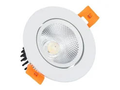 Foco Downlight LED 7W Circular COB CRI90 Corte Ø 70 mm No Flicker 4000K Blanco Neutro