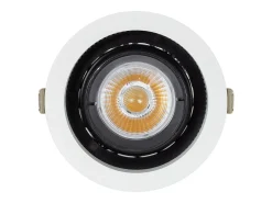 Foco Downlight LED 18W COB Direccionable 360º Circular Corte Ø 115 mm CRI90 Expert Color No Flicker No Flicker 6000K Blanco Frío