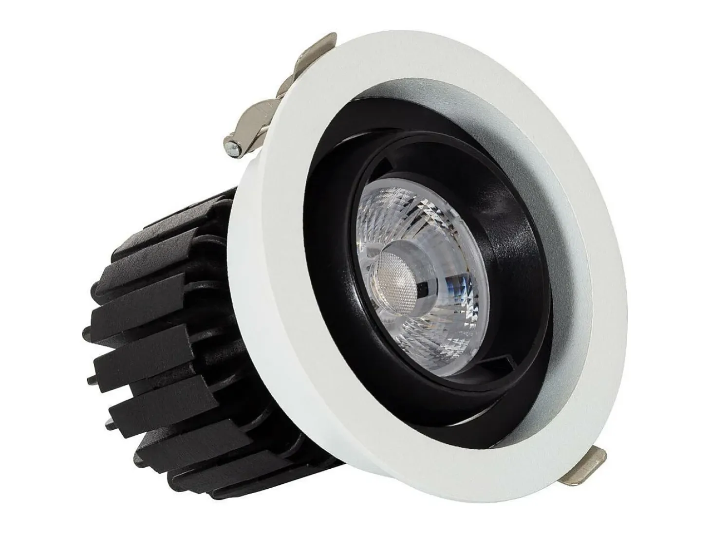 Foco Downlight LED 12W COB Direccionable 360º Circular Corte Ø 100 mm CRI90 Expert Color No Flicker No Flicker 4000K Blanco Neutro