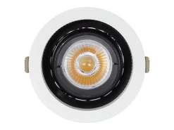 Foco Downlight LED 18W COB Direccionable 360º Circular Corte Ø 115 mm CRI90 Expert Color No Flicker No Flicker 4000K Blanco Neutro