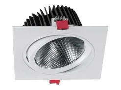 Foco Downlight LED 15W Cuadrado Madison Corte Ø 115 mm 3000K Blanco Cálido