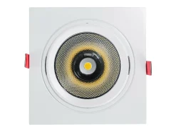 Foco Downlight LED 15W Cuadrado Madison Corte Ø 115 mm 3000K Blanco Cálido