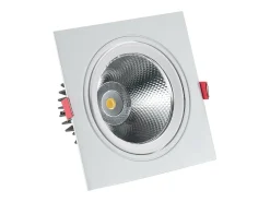Foco Downlight LED 15W Cuadrado Madison Corte Ø 115 mm 3000K Blanco Cálido